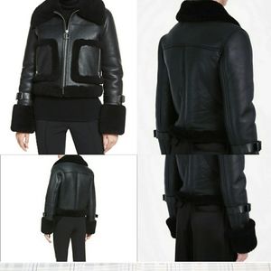 A.L.C Archer leather and shearling jacket